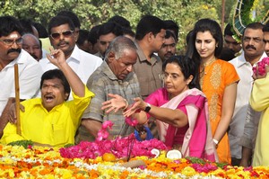Nara Lokesh Family at NTR Ghat Photos